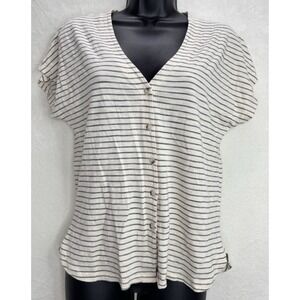 Marine Layer Blakely Women's Size XS Stripe Button Up Shirt.